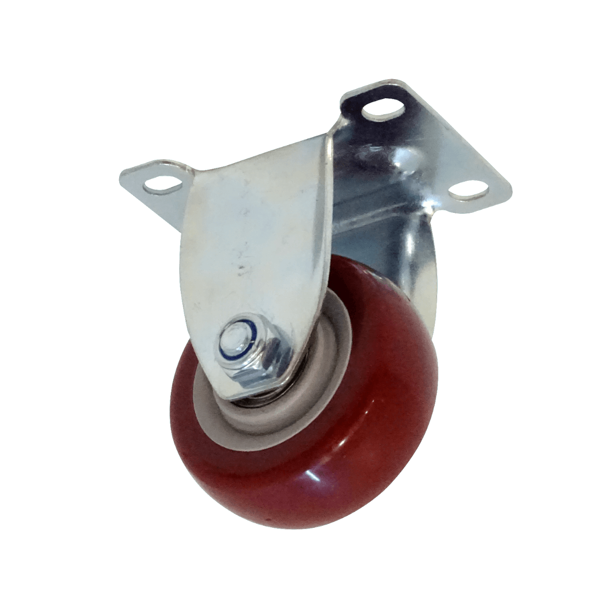 Rueda 3-pulgadas Roja Fija Soporta-30Kg 65x95x105mm 3