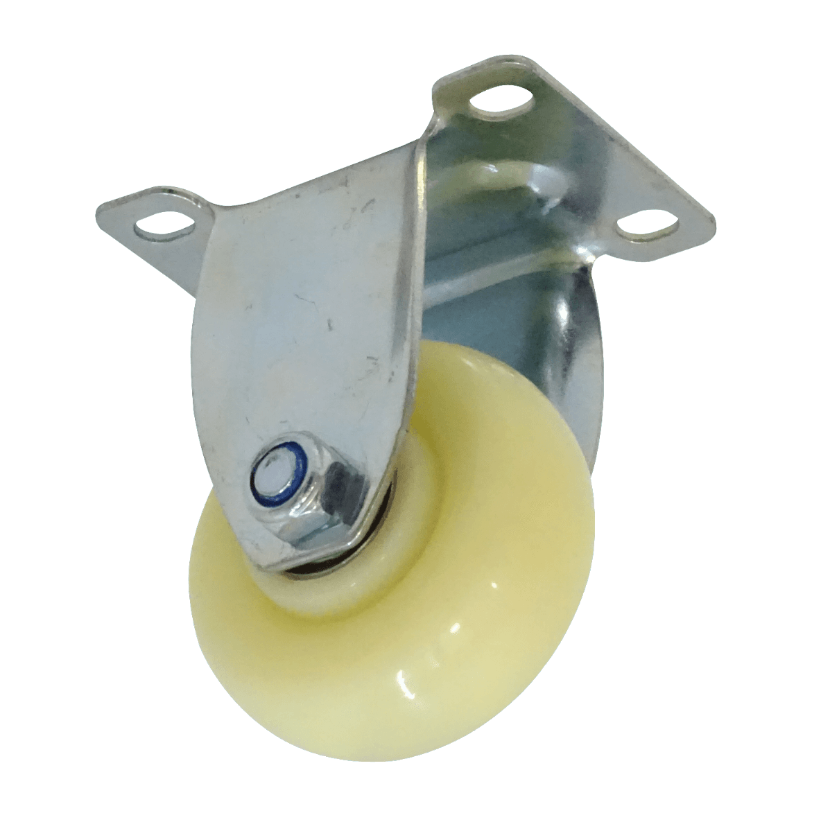 Rueda 3-pulgadas Blanca Fija Soporta-30Kg 65x95x105mm 1