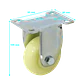 Rueda 3-pulgadas Blanca Fija Soporta-30Kg 65x95x105mm - Miniatura 2