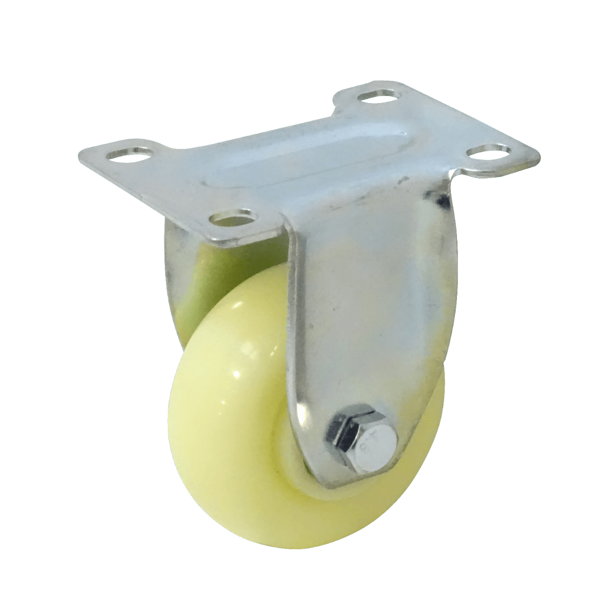 Rueda 3-pulgadas Blanca Fija Soporta-30Kg 65x95x105mm 3
