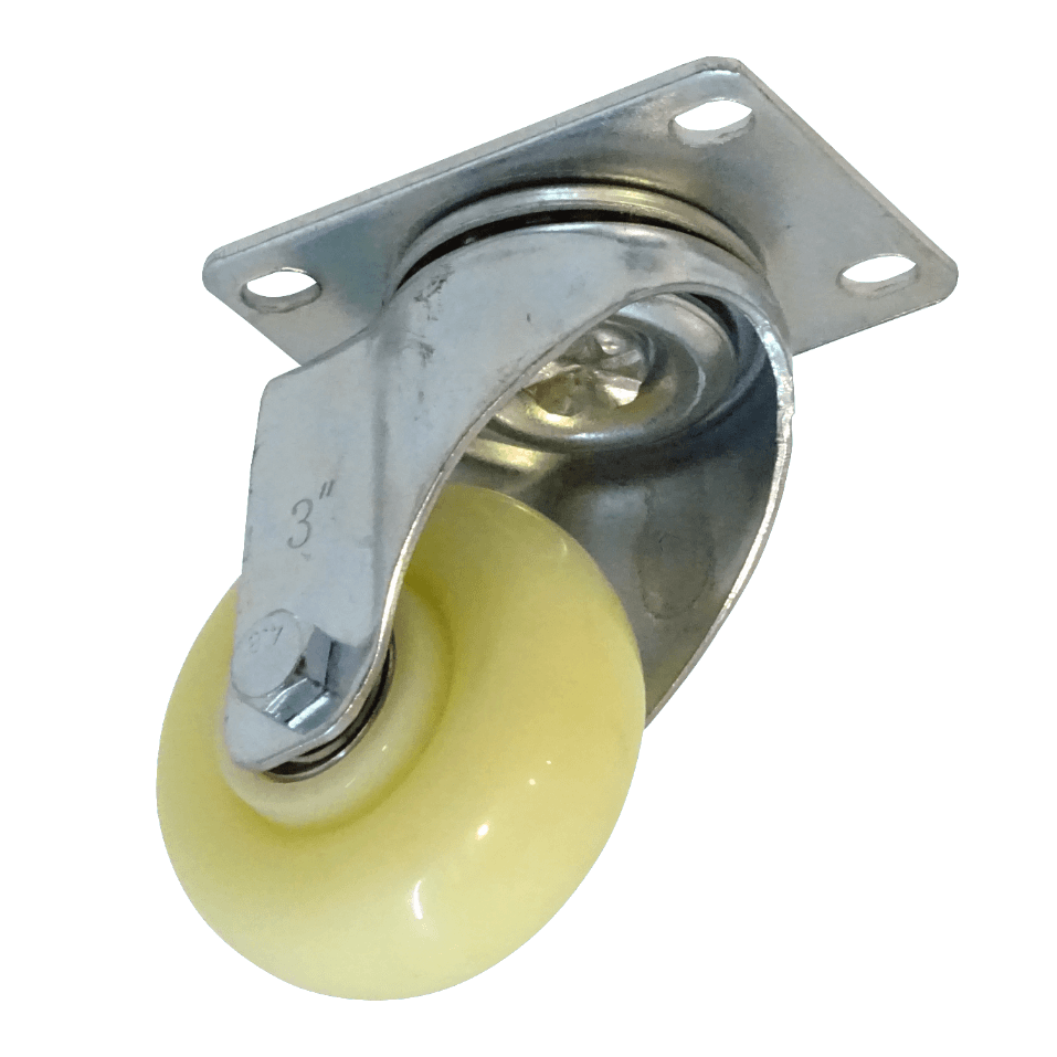 Rueda 3-pulgadas Blanca Giratoria Soporta-30Kg 65x92x105mm 3