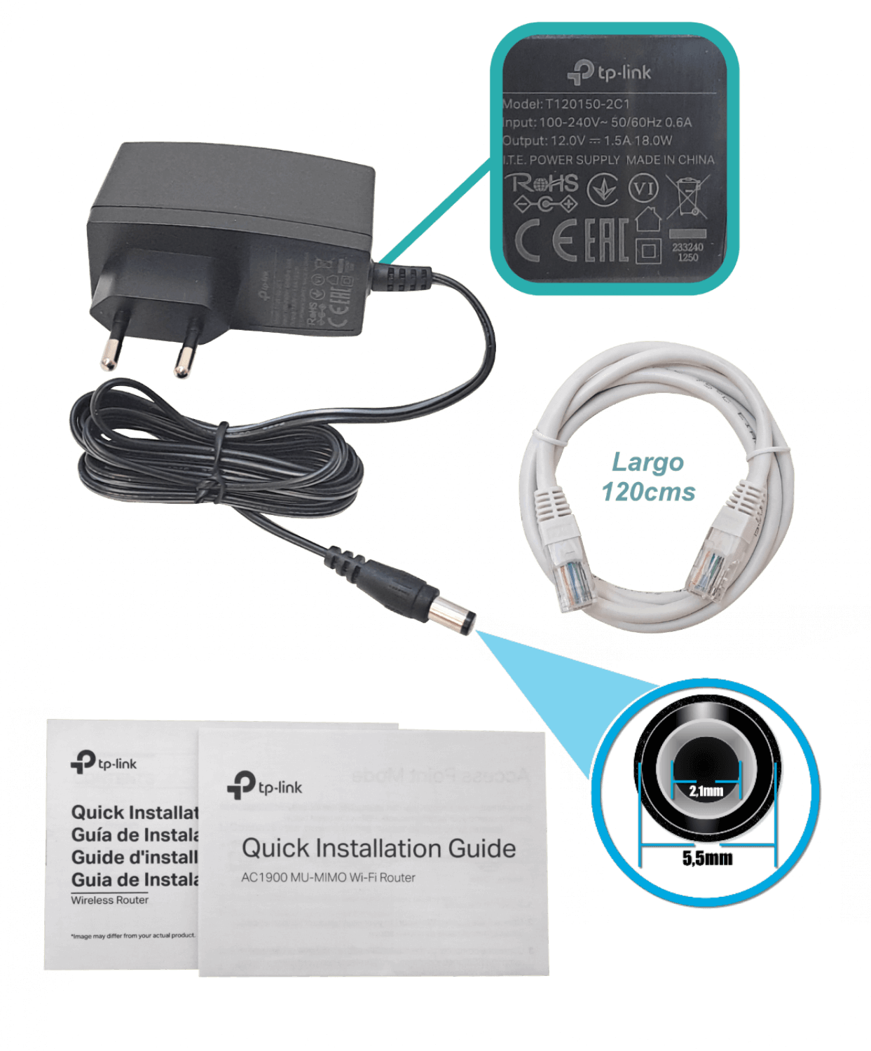 Router WiFi AC1900 MU-MIMO TP-Link Archer C80 - 1xWAN Gigabit, 4xLAN Gigabit, Beamforming 3