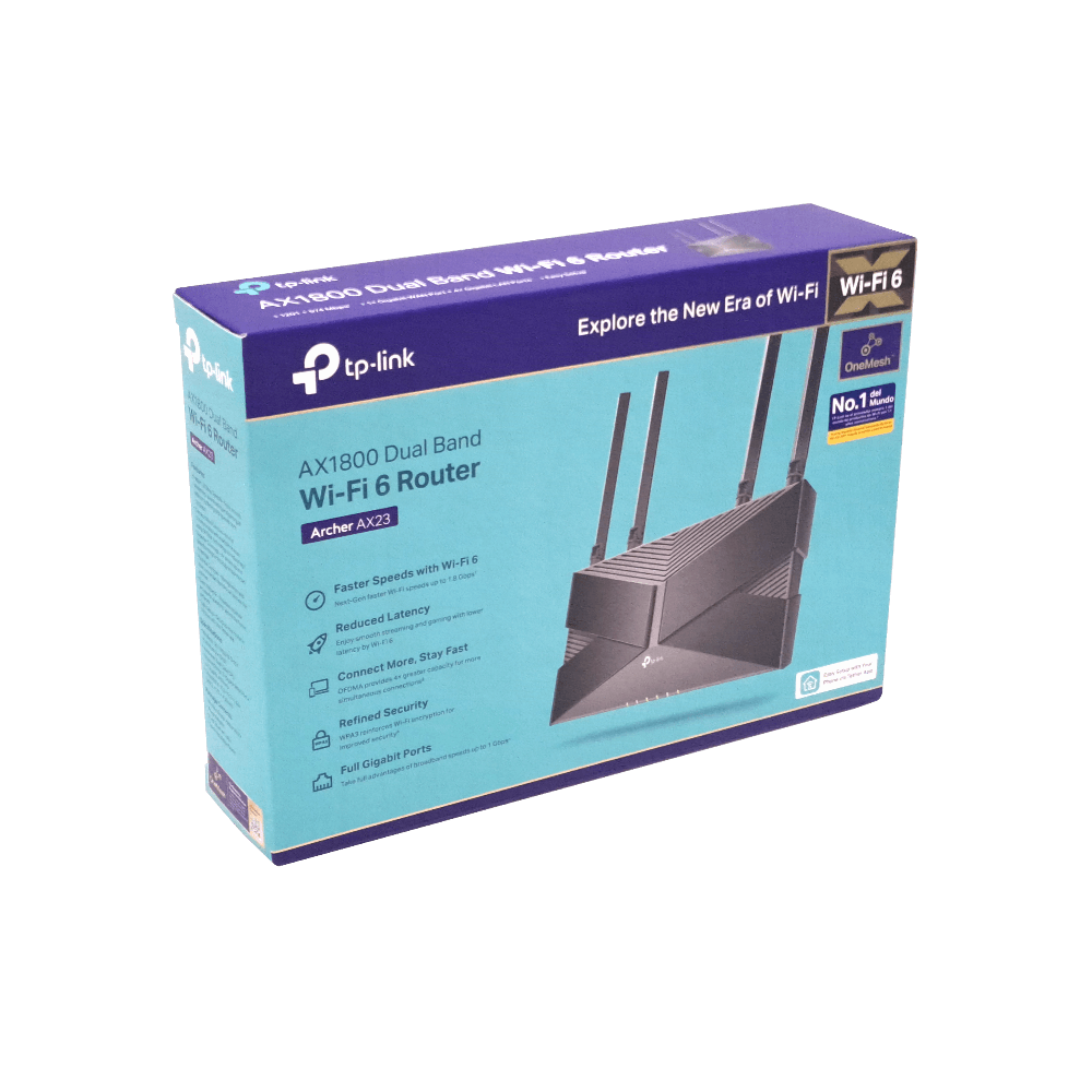 Router TP-Link Archer AX23 Wi-Fi 6 de doble banda AX1800 2