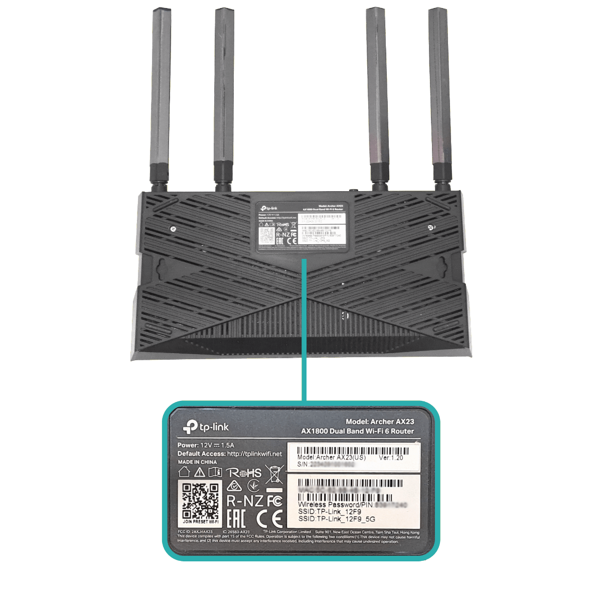 Router TP-Link Archer AX23 Wi-Fi 6 de doble banda AX1800 3