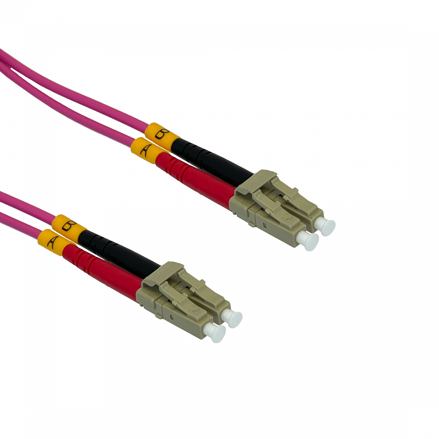 LSZH 3mt LC-LC OM4 MultiModo MM Duplex Jumper Fibra 50/125um 3,0mm 2
