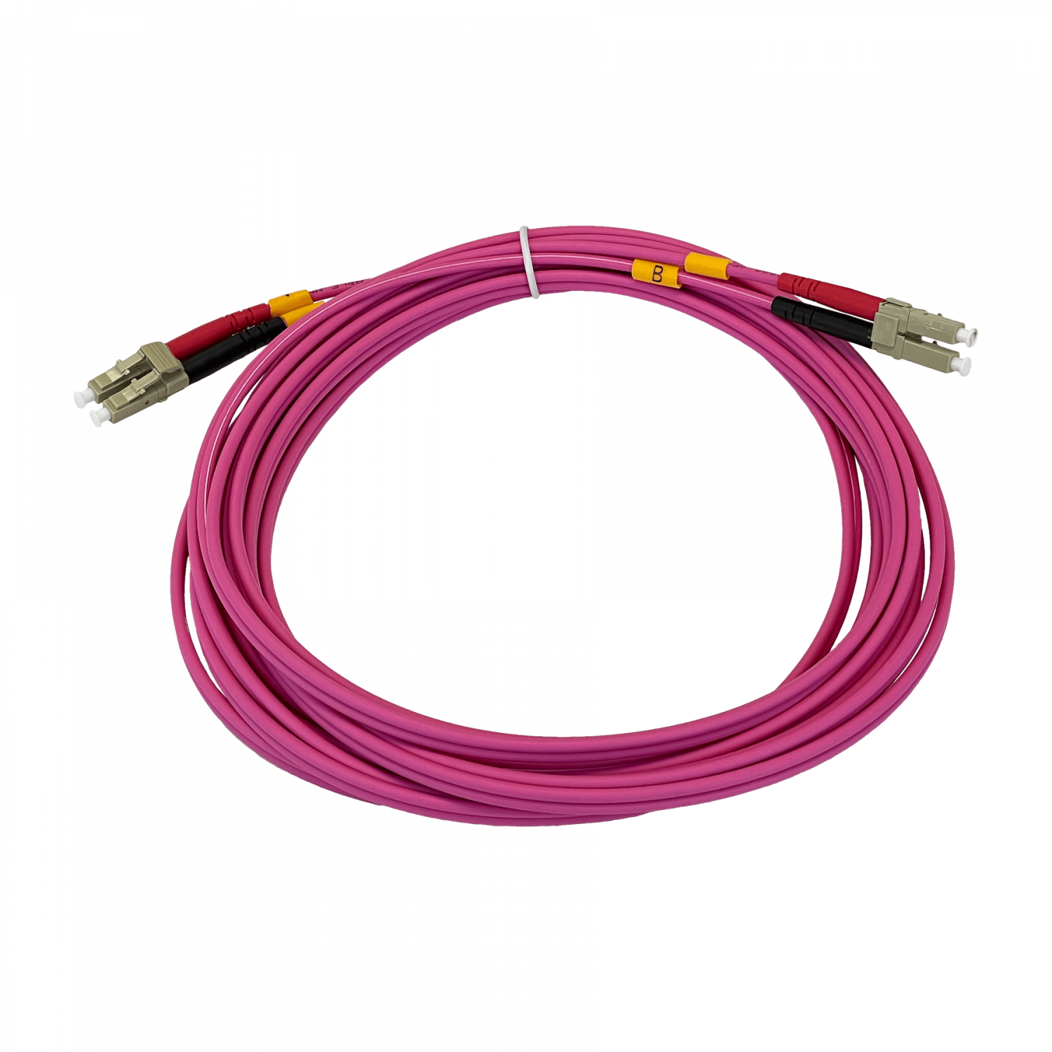 LSZH 5mt LC-LC OM4 MultiModo MM Duplex Jumper Fibra 50/125um 3mm 3