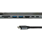 Hub USB-C c/ HDMI, 2 USB-A, RJ45, SD/mSD, Aluminio - Miniatura 3