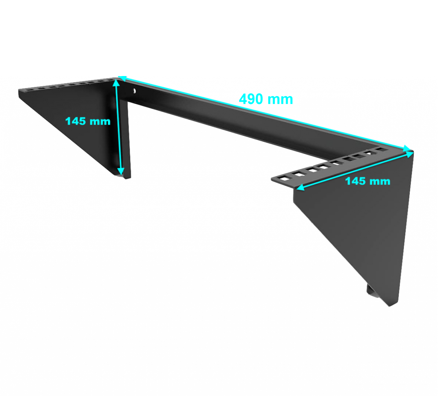 Bracket Mural Fijo 3U, 145mm, 19