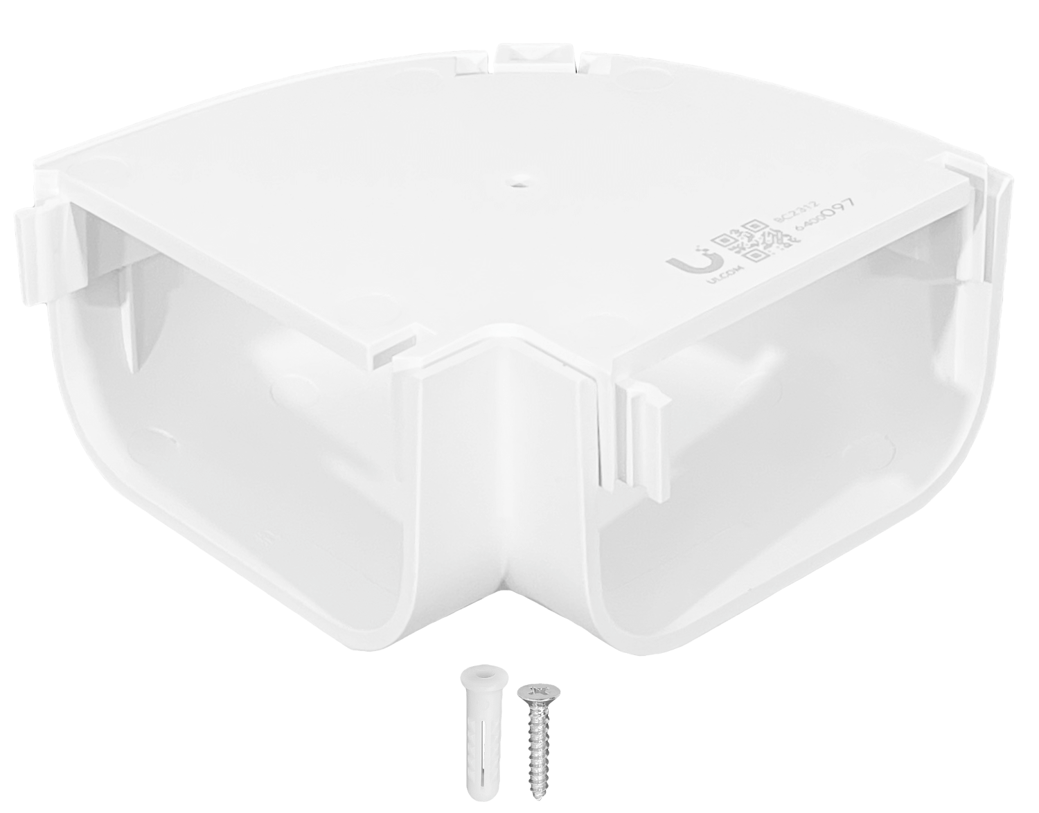 Soporte Ubiquiti UACC-CRE - Ángulo Plano 68.4x38.8mm, Blanco, Raceway para UDW Dream Wall 2
