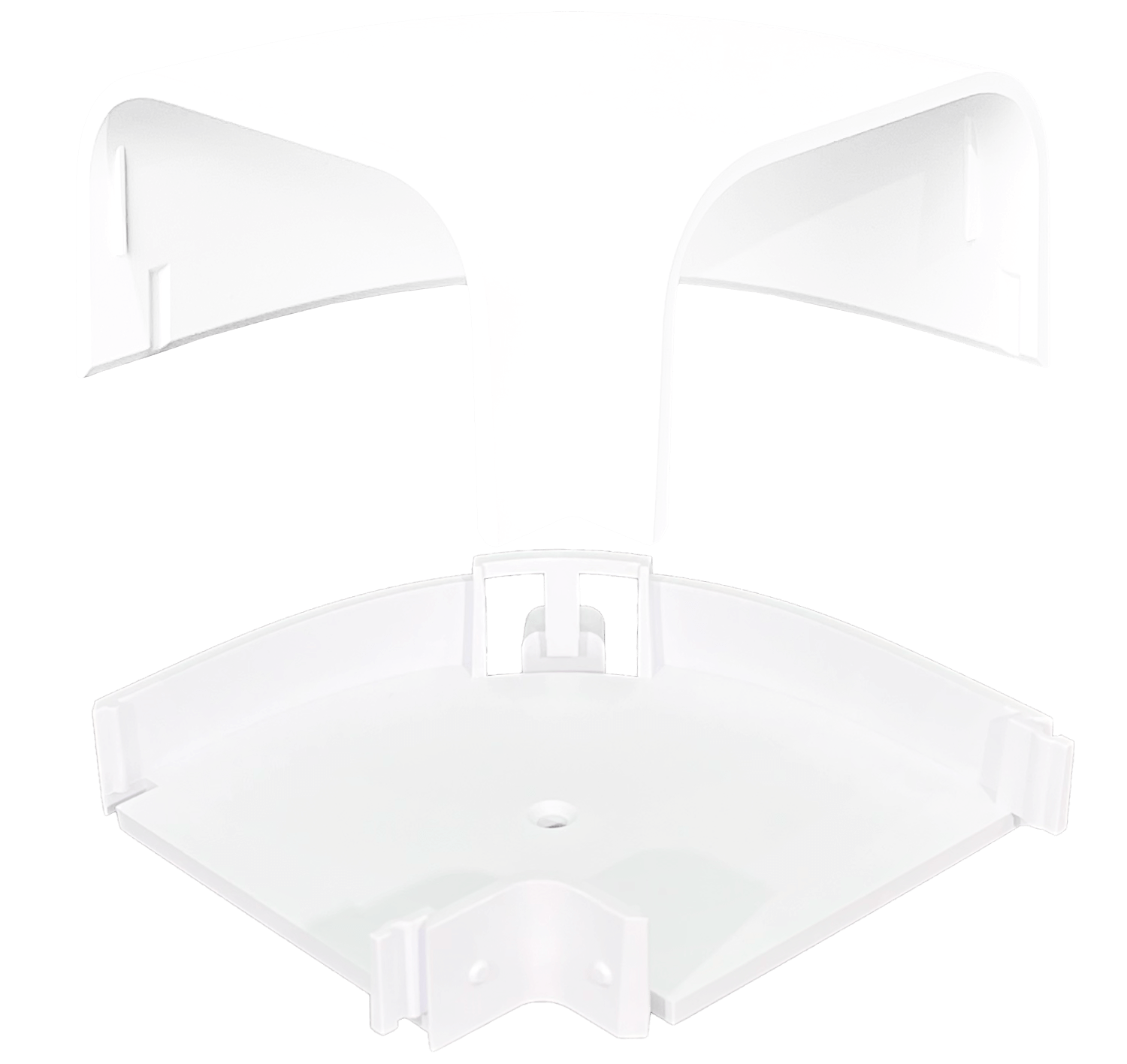 Soporte Ubiquiti UACC-CRE - Ángulo Plano 68.4x38.8mm, Blanco, Raceway para UDW Dream Wall 5