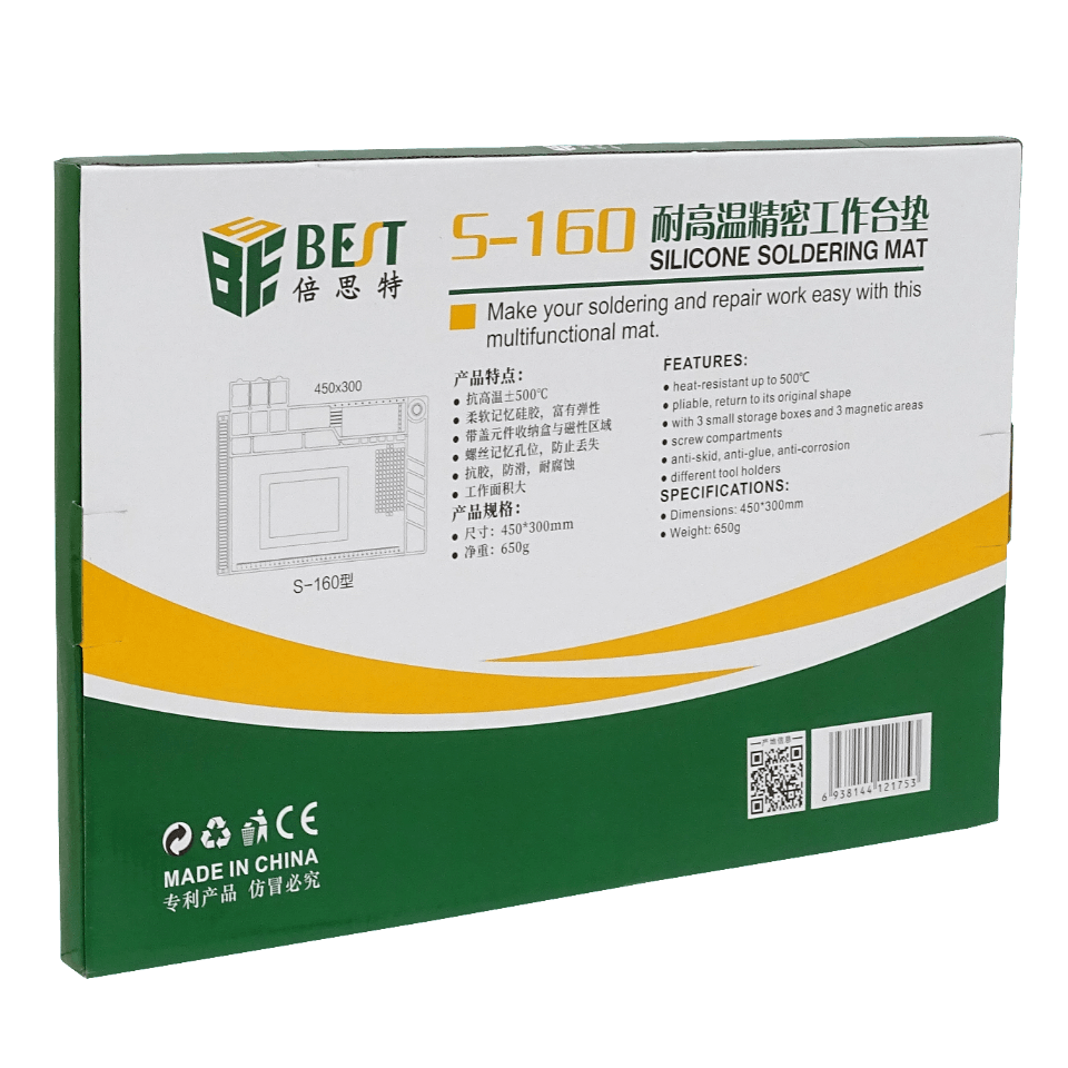 BEST Mat Antiestatico Silicona 30x45cm Resistente-calor-500ºC S-160 4