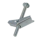 Tarugo Anclaje Mariposa Metalico 1/4x3 Largo 75mm para Volcanita - Miniatura 2