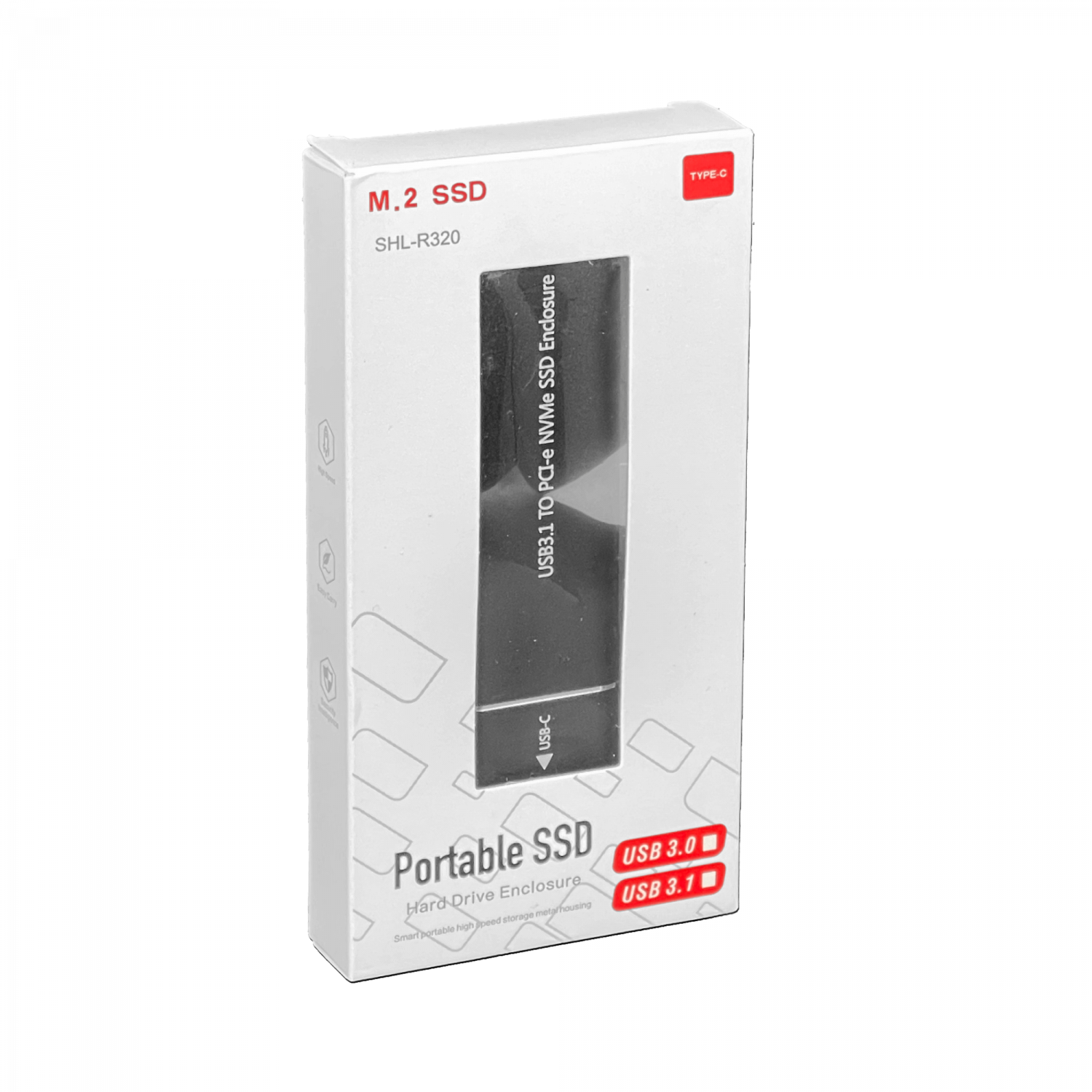 Carcasa USB 3.1 Gen 2 para SSD M.2 NVMe - 10 Gbps, Aluminio, Incluye Cables, Transforma SSD M.2 NVMe 3