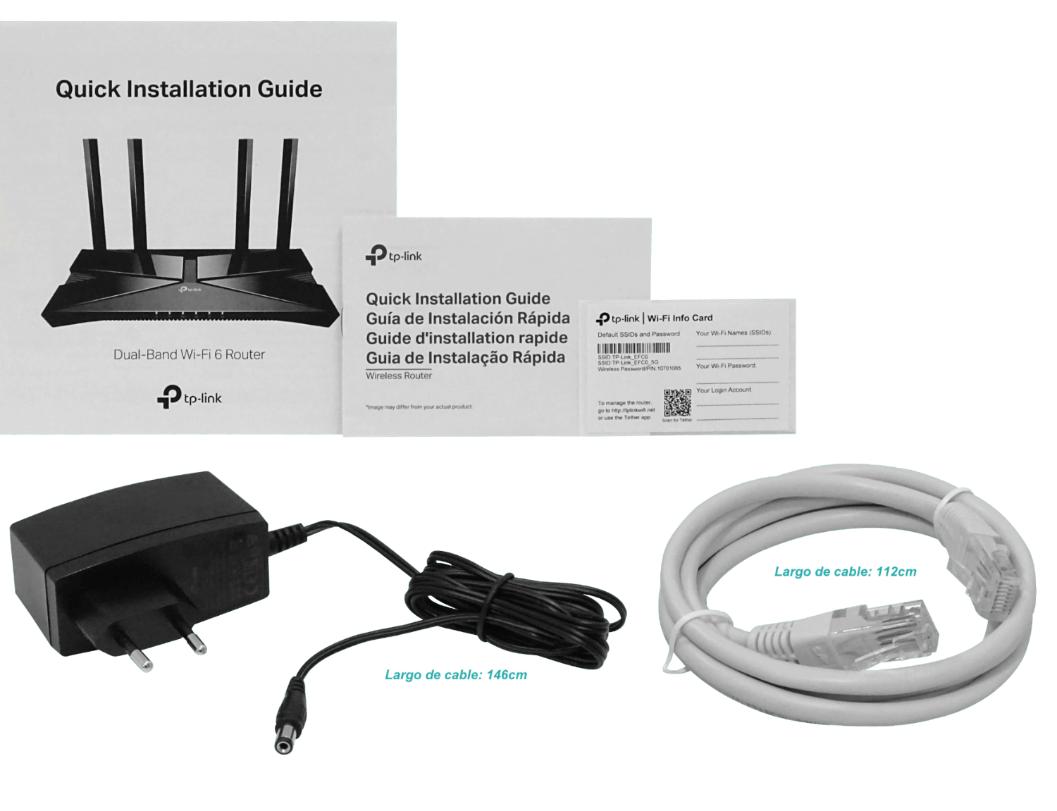 Router TP-Link Archer AX53 Wi-Fi 6 de doble banda AX3000, Compatible con EasyMesh 4