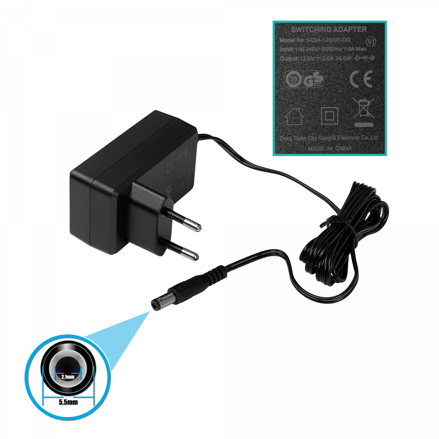 Mini UPS MARSRIVA 37Wh 10000mAh, Salidas 5V/9V/12V 1.5A, Entrada 12VDC, Batería de Litio 8