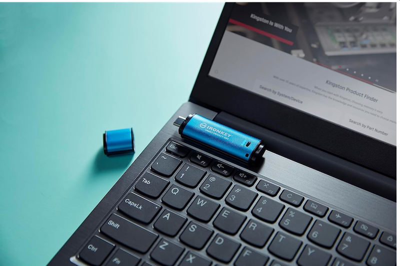 KINGSTON 32GB USB-C Encriptado AES-256 IronKey IKVP50C/32GB Pendrive 5