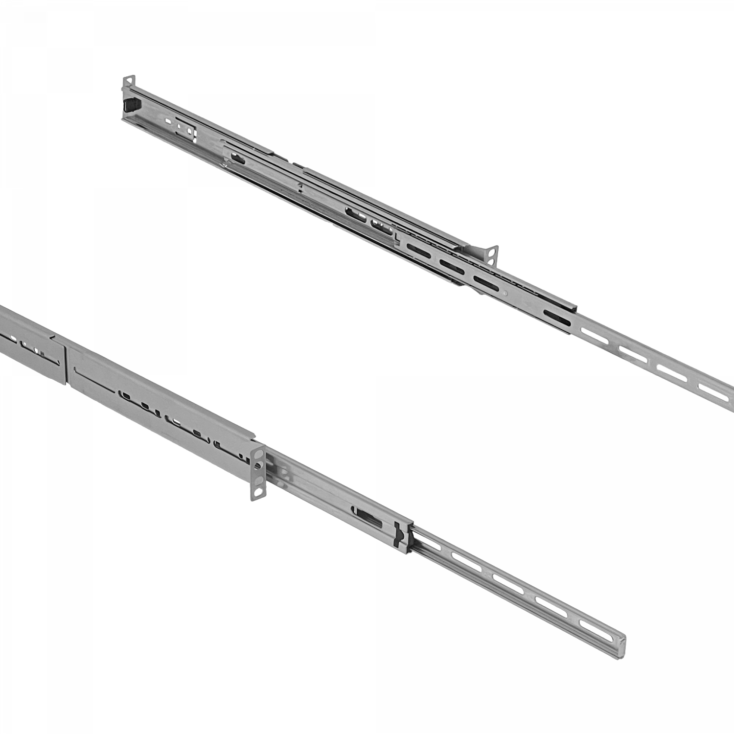 Riel de Rack Deslizable, 1U, Fondo Ajustable 490-750mm, Longitud 450mm 2