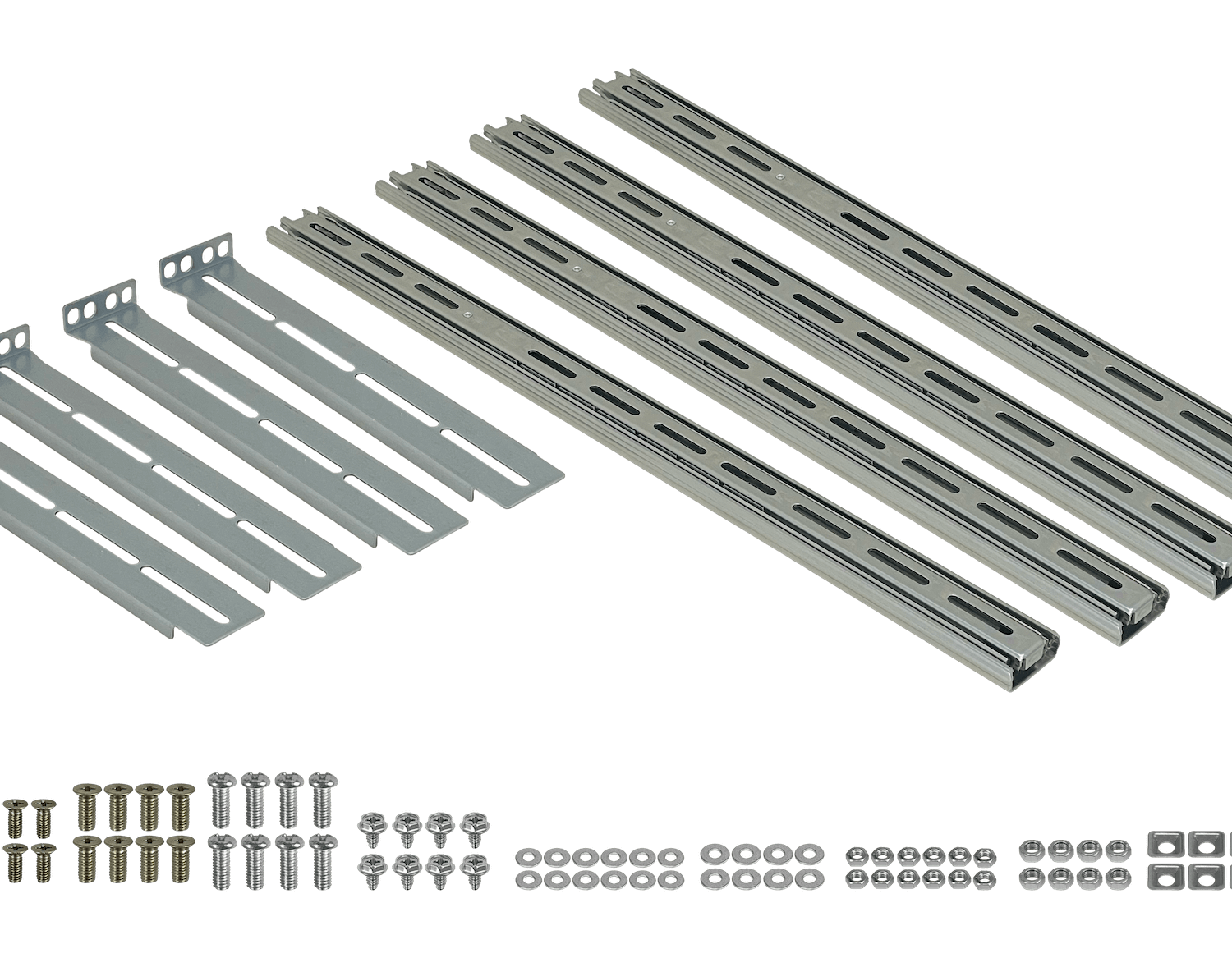 Riel de Rack Deslizable, 1U, Fondo Ajustable 490-750mm, Longitud 450mm 3
