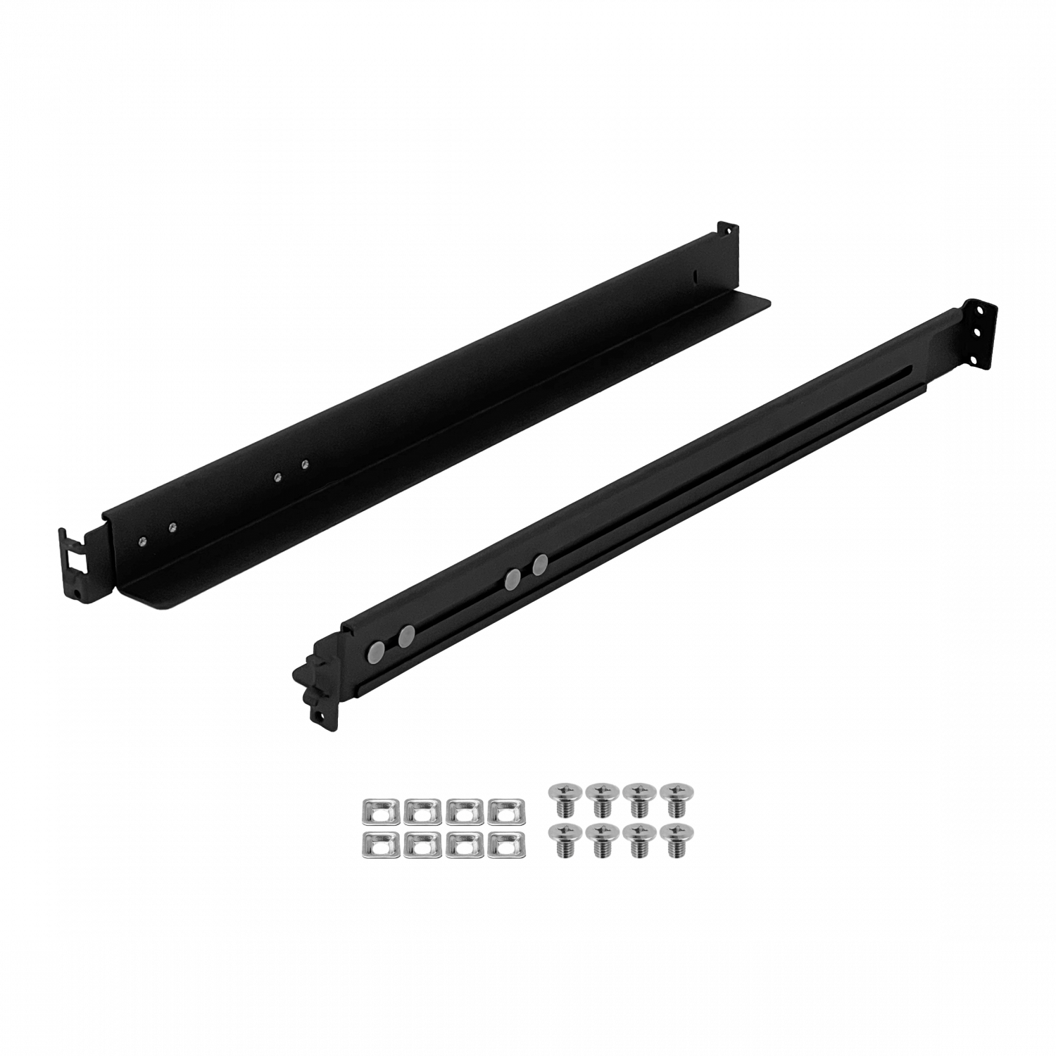 Riel de Rack Deslizable 1U RIEL-6, Fondo 550–870mm, Bandeja 350mm 2