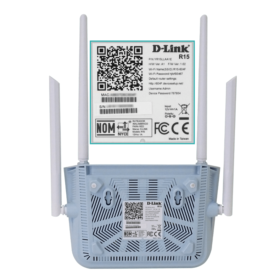 Router D-Link R15 AX1500, Wi-Fi 6, AI, 1.5Gbps, MU-MIMO 6