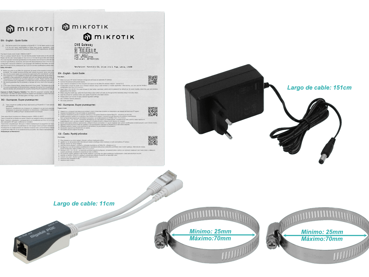 Gateway LTE-Narrow CAT-M MikroTik - IP66, 2.4GHz, Alta Potencia 2