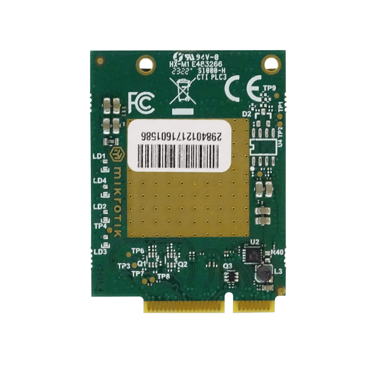 Tarjeta miniPCI-e MikroTik R11eL-FG621-EA - Módulo LTE Cat 6 con Agregación de Portadoras 1