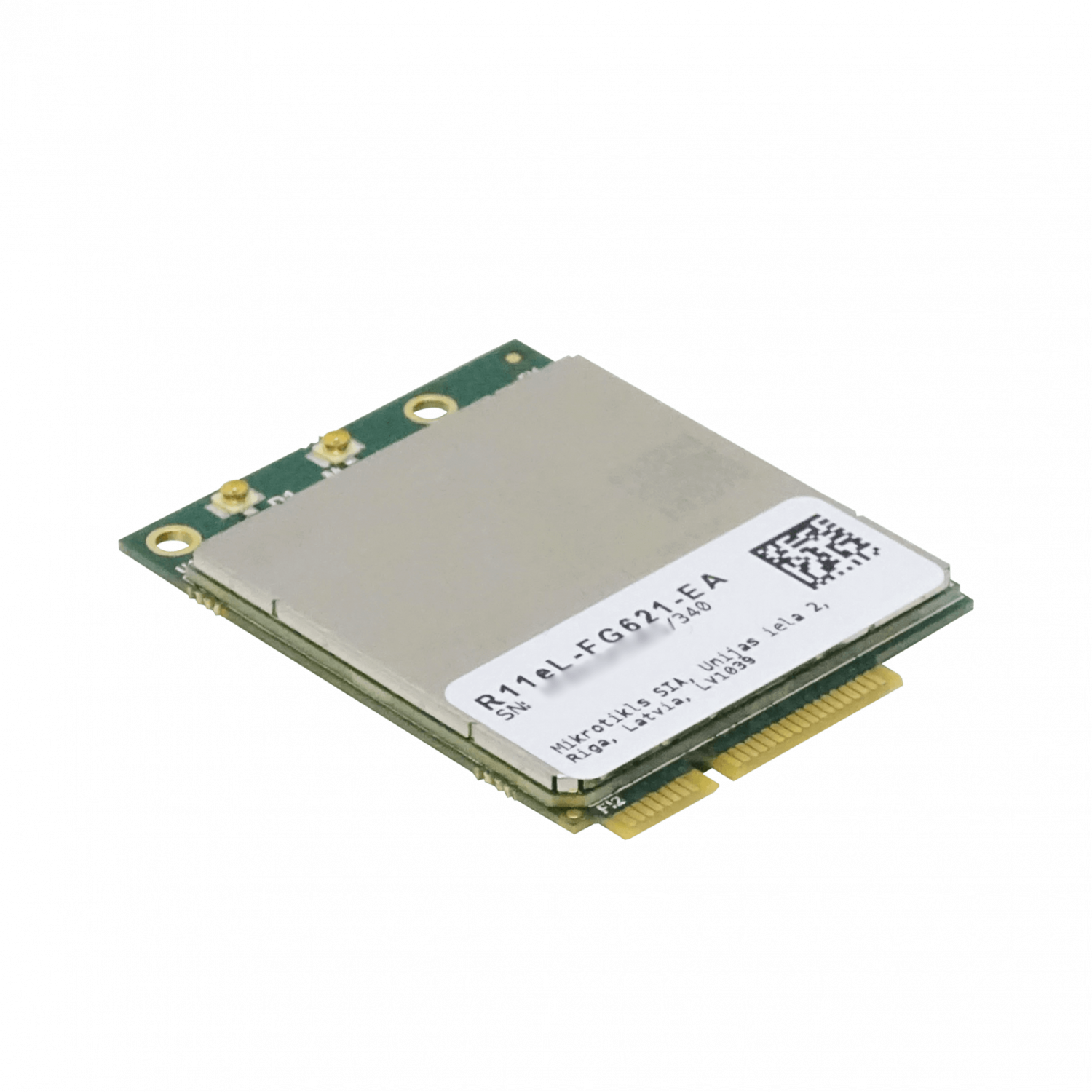 Tarjeta miniPCI-e MikroTik R11eL-FG621-EA - Módulo LTE Cat 6 con Agregación de Portadoras 4