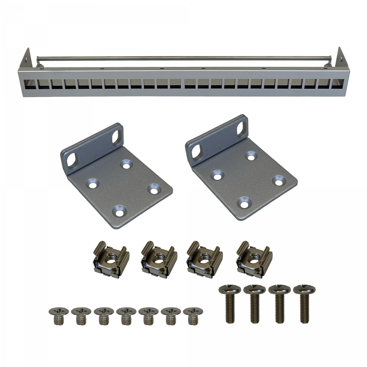 Patch Panel Ubiquiti URACK-PP - 24 Keystone, 1U, Rack 19P 1