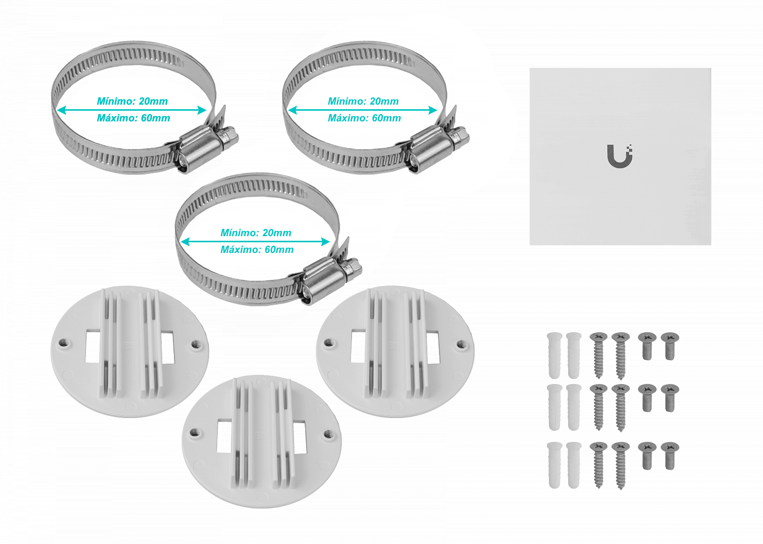3x Cámara de Vigilancia 2K HD Int/Ext con Detección de Eventos por IA, Ubiquiti UniFi Protect G5 1