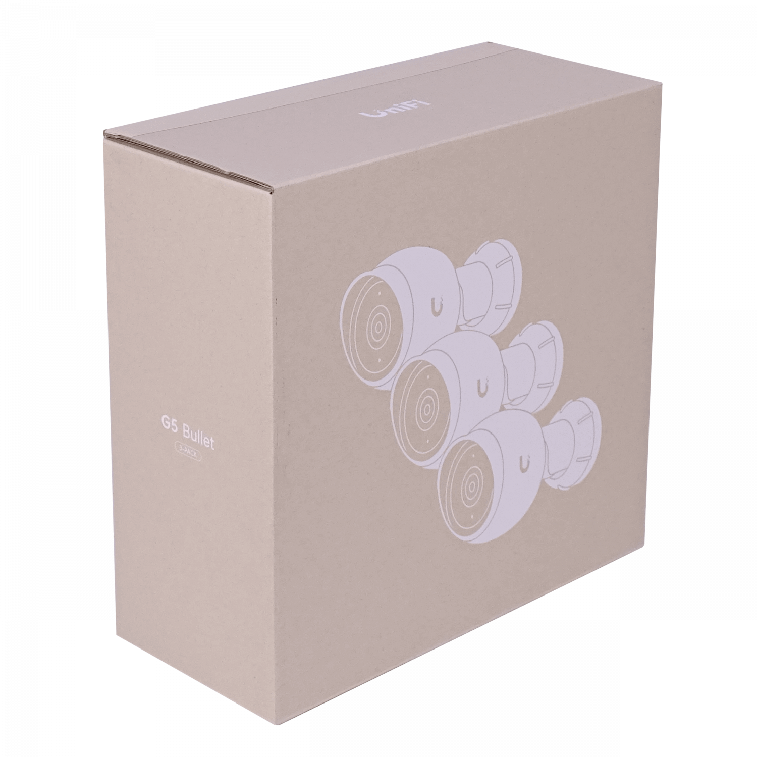 3x Cámara de Vigilancia 2K HD Int/Ext con Detección de Eventos por IA, Ubiquiti UniFi Protect G5 3