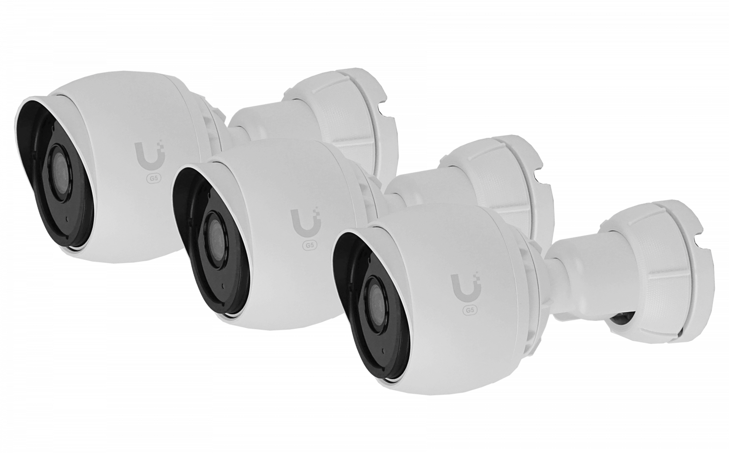 3x Cámara de Vigilancia 2K HD Int/Ext con Detección de Eventos por IA, Ubiquiti UniFi Protect G5 4