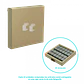 Tapa Ciega para Keystone Gris Ubiquiti Keystone Blank Insert UACC - Miniatura 4