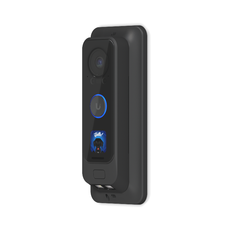 Soporte Montaje Ubiquiti G4-DOORBELL-BOX - Negro, Plano o Angular 25° para UVC-G4-Doorbell-Pro 4