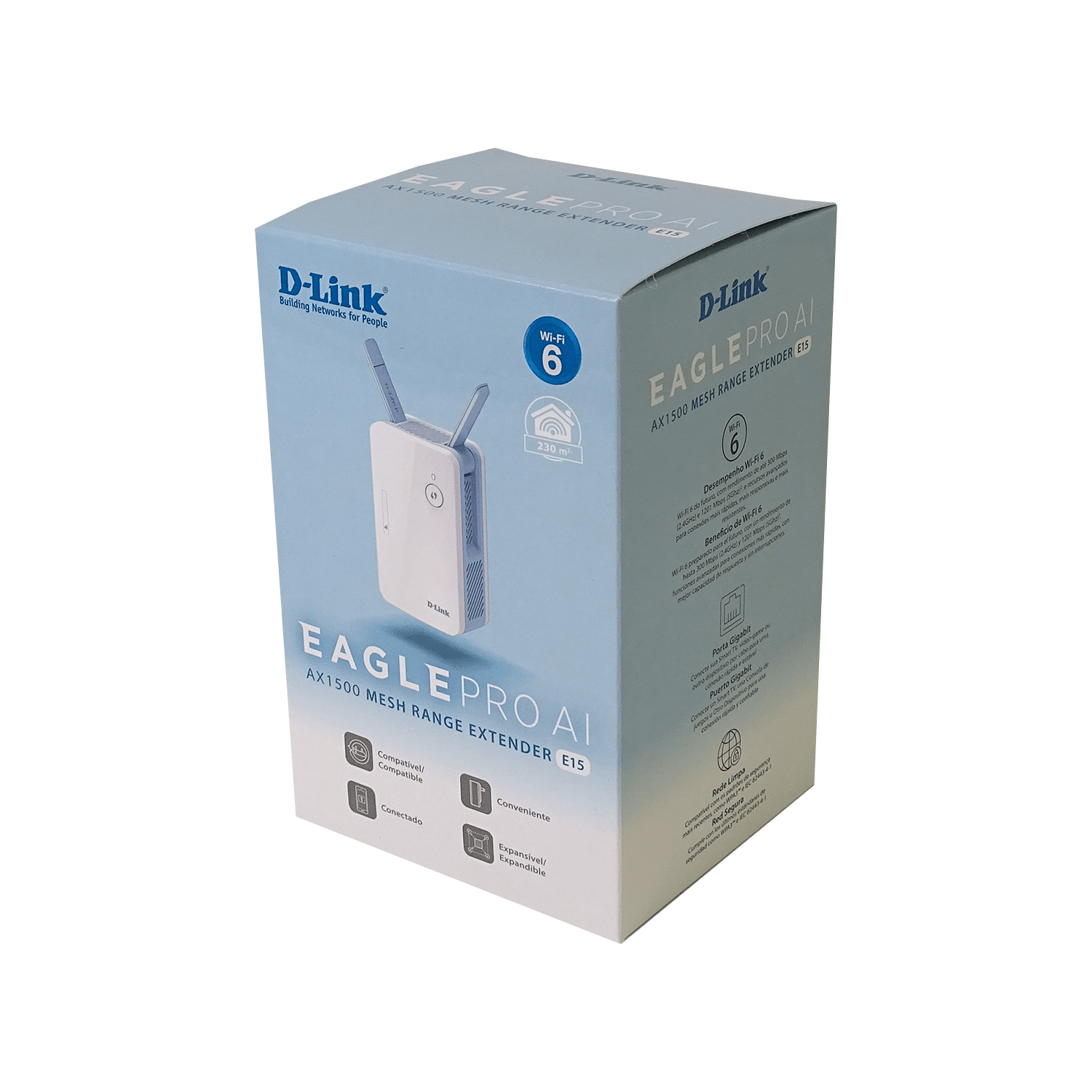 Repetidor Wi-Fi D-Link AX1500, Doble Banda, 1.5 Gbps, MU-MIMO 3