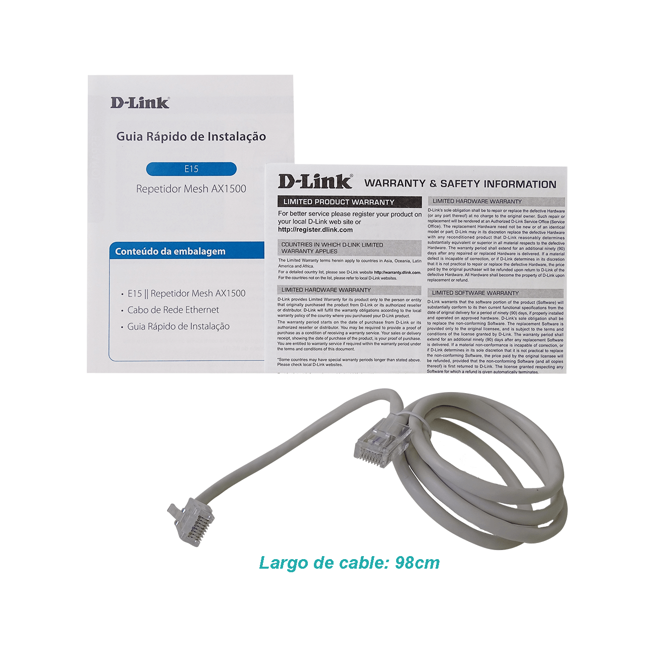 Repetidor Wi-Fi D-Link AX1500, Doble Banda, 1.5 Gbps, MU-MIMO 6