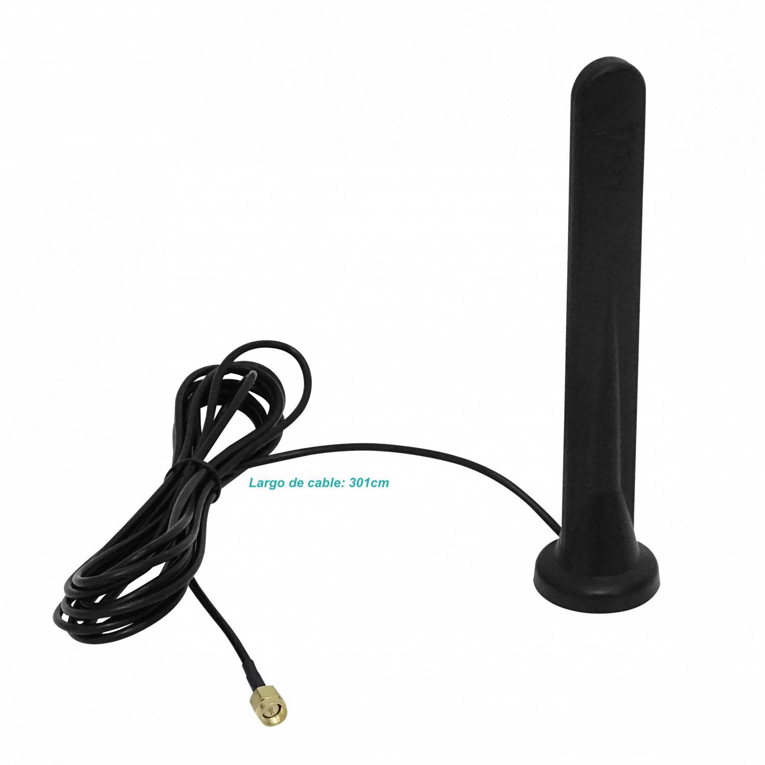 Omni 600-6000mhz 6GHz .SMA-M Antena 16cm BaseMagnetica 15dBi Cable-3mt 1