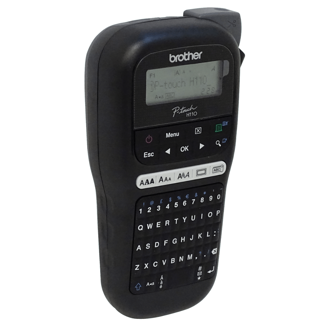 Rotuladora Brother PT-H110BK QWERTY negra TZe 3 5 a 12mm 5