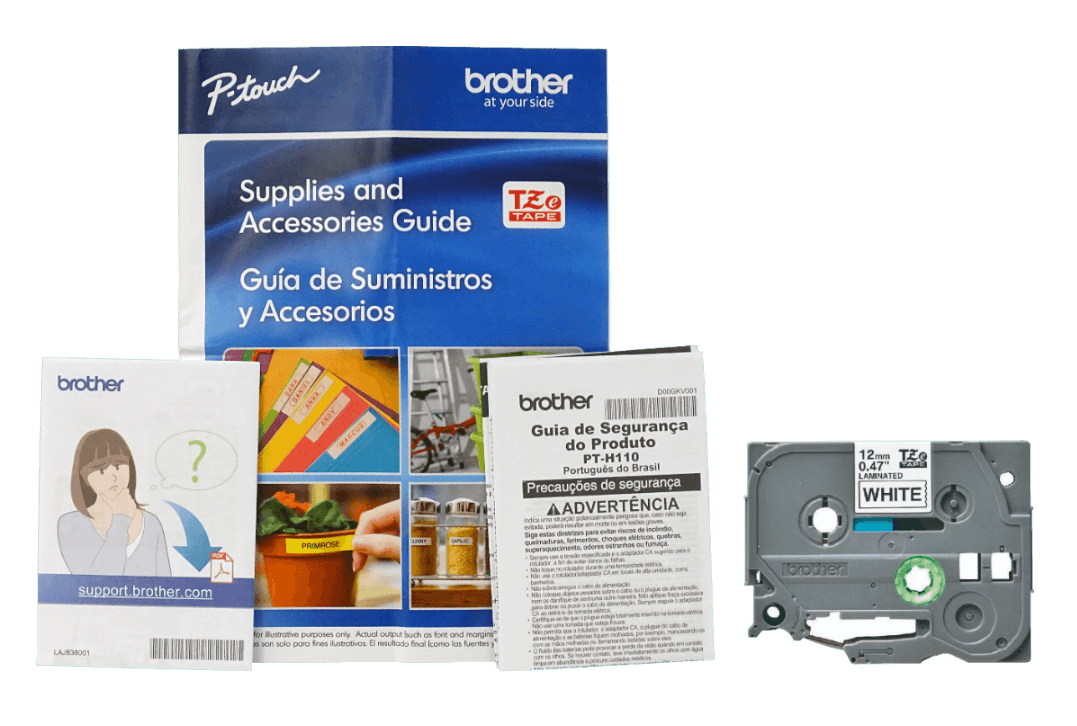 Rotuladora Brother PT-H110BK QWERTY negra TZe 3 5 a 12mm 7