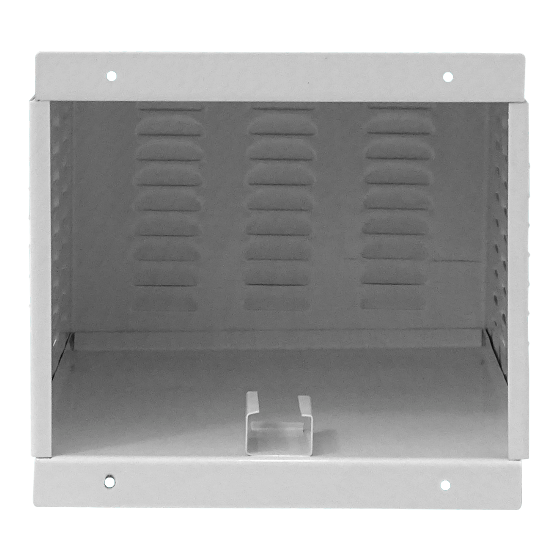 Gabinete Metálico 23x17x26cm para Sirena 30W con Ranuras y Tamper 1