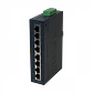 PLANET 8-1000 Switch Indust Admin Riel-DIN Gigabit req 12-48VDC 24VAC - Miniatura 4