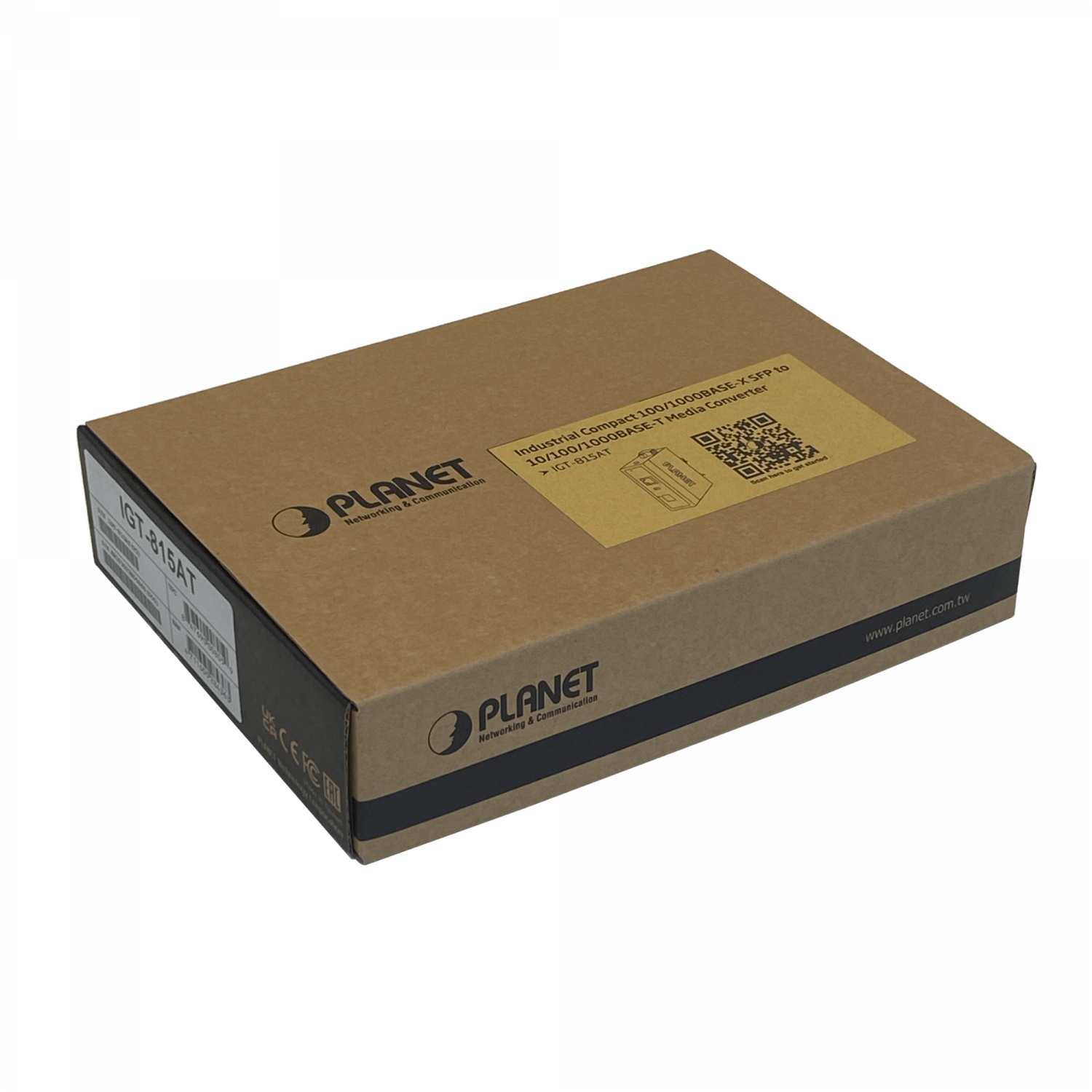 PLANET 1-1000 1-SFP Riel-DIN industrial Media Converter req-Fuente 3