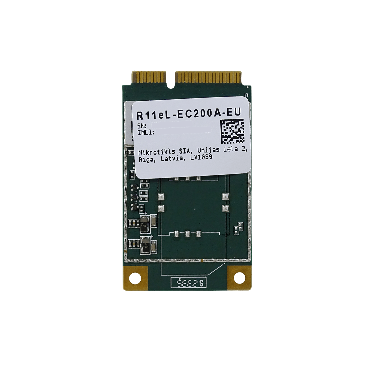Tarjeta miniPCI-e MikroTik R11eL-EC200A-EU - Módulo LTE Cat 4 con Soporte para Banda B28 2