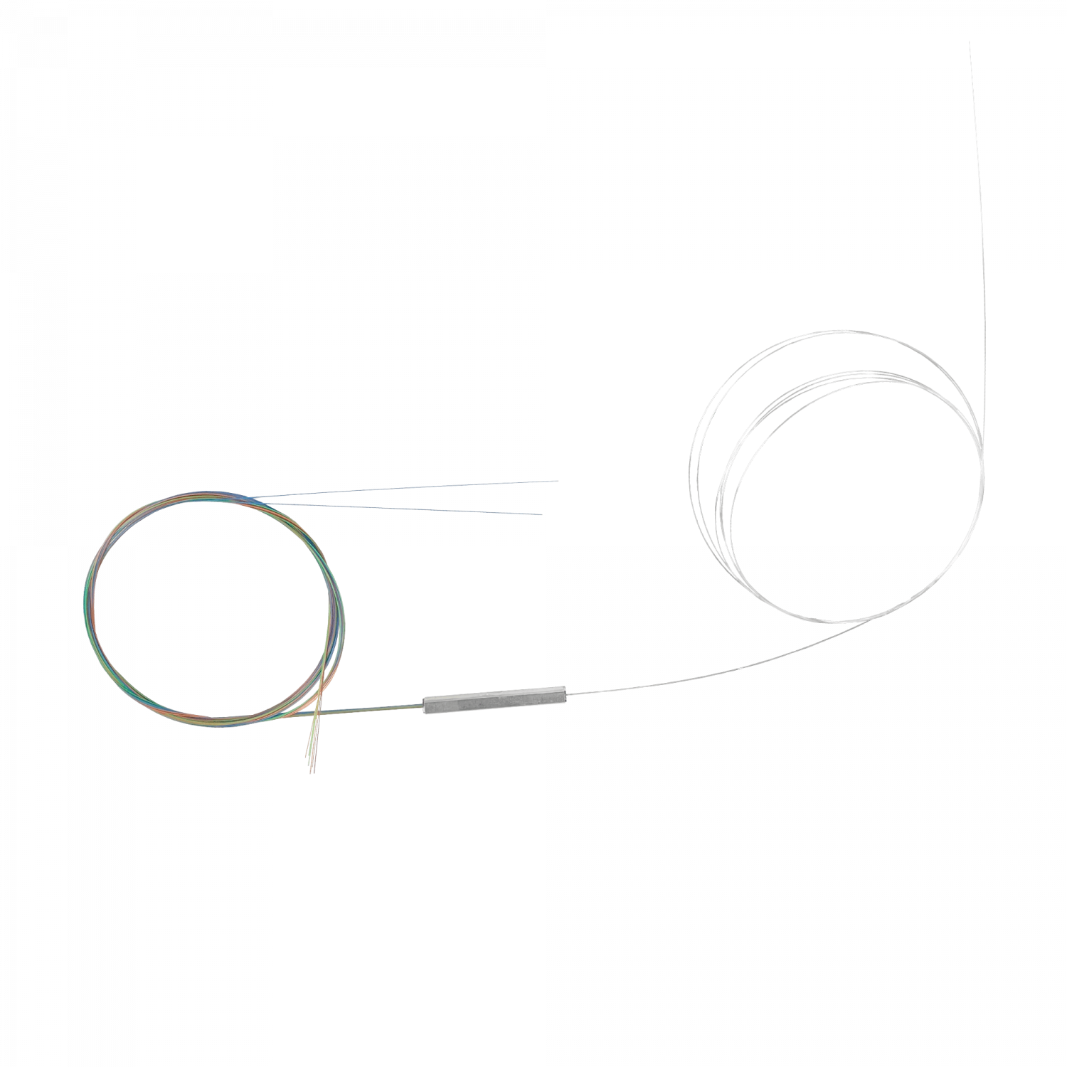 Divisor de Fibra Óptica 1x8 sin Conectores para EPON/GPON 1.5m - SPLITTER-08B 1