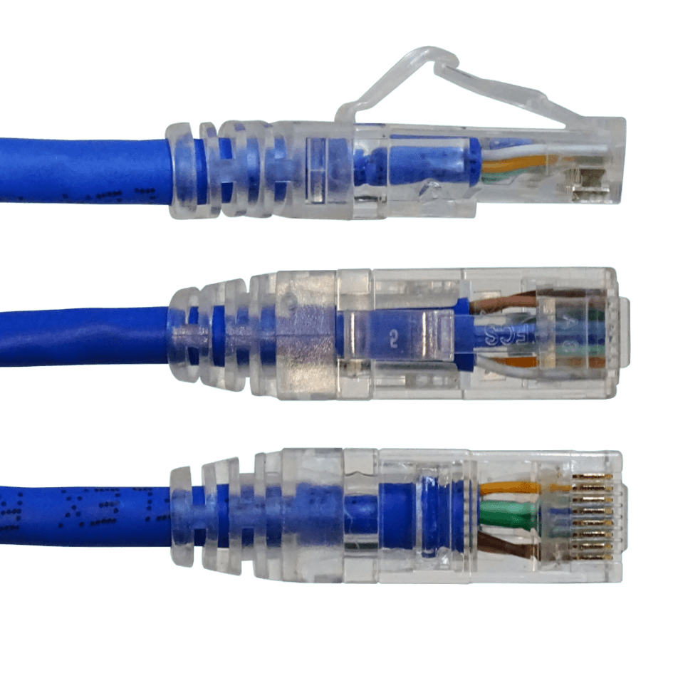 Cable Patch Furukawa Cat6 0.5mt Azul U/UTP LSZH RJ45 Gigalan 1