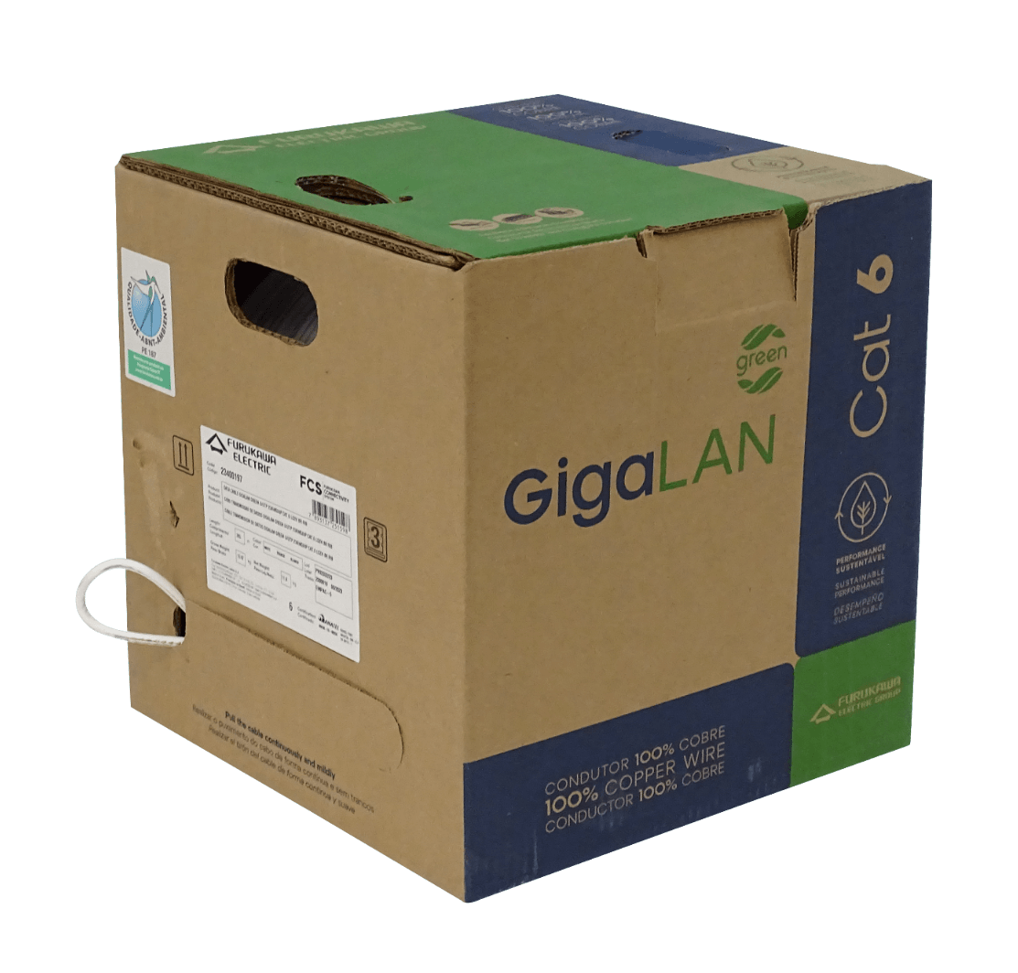 Caja Cable FURUKAWA CAT6 UTP Blanco LSZH 305m Unifilar Gigalan 1