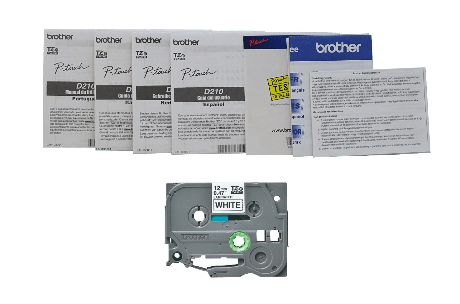 Rotuladora Brother PT-D210 oficina QWERTY TZe 3 5 a 12mm 6