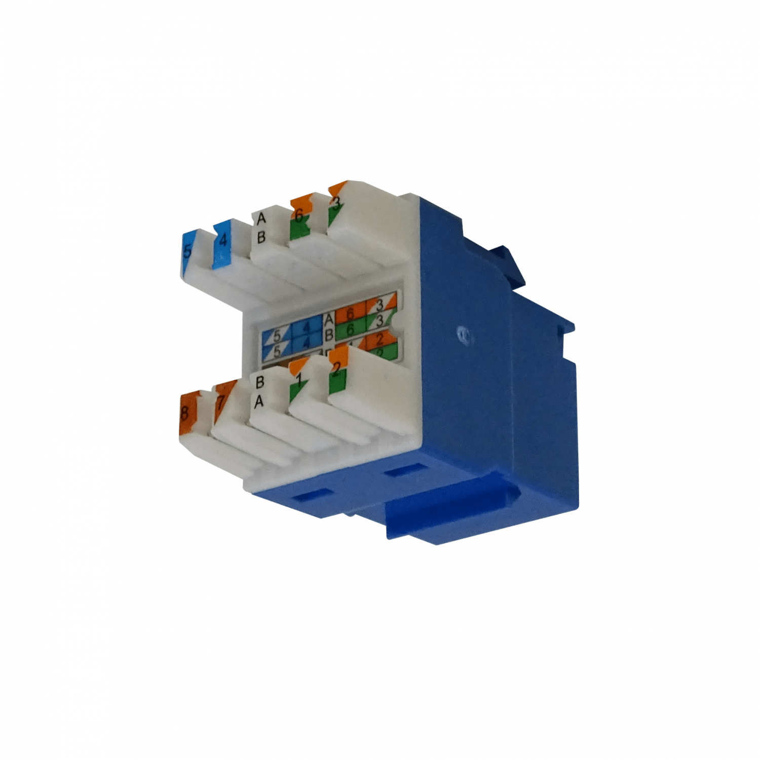 Keystone Furukawa KP6AF Cat6 UTP Multilan hembra RJ45 azul 2