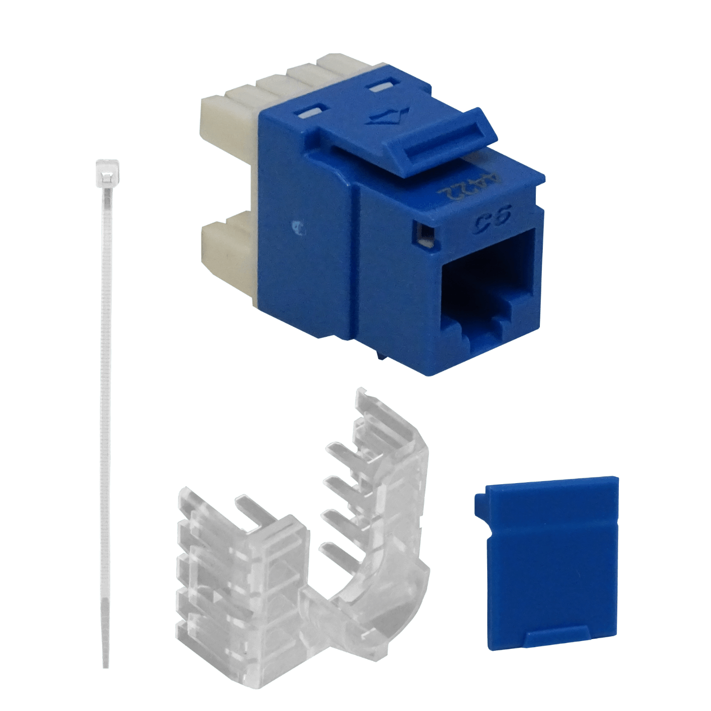 Keystone Furukawa KP6AF Cat6 UTP Multilan hembra RJ45 azul 3