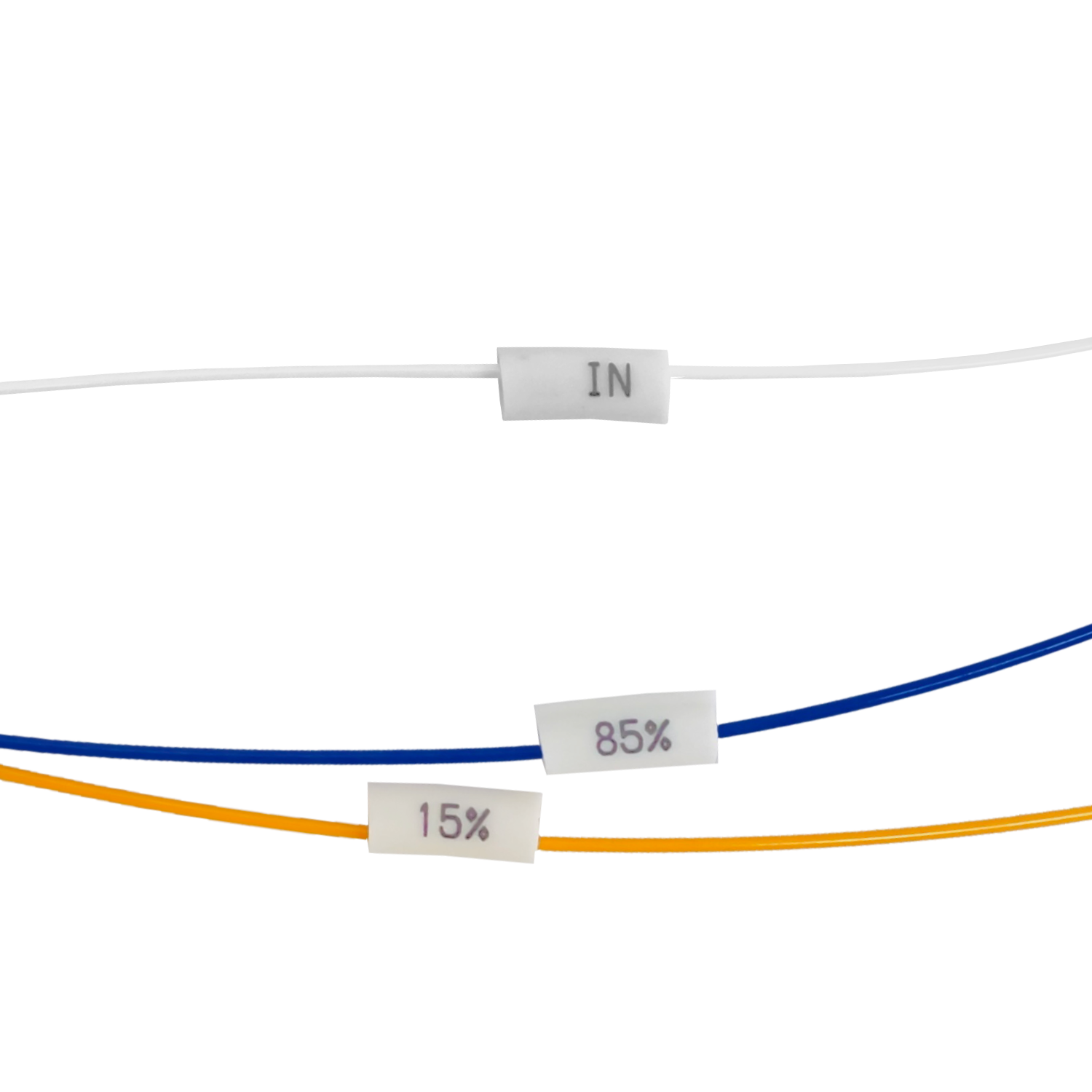 Desbalanceado 1x2 85-15 FBT sin-Conectores Divisor Splitter XPON XGPON 2