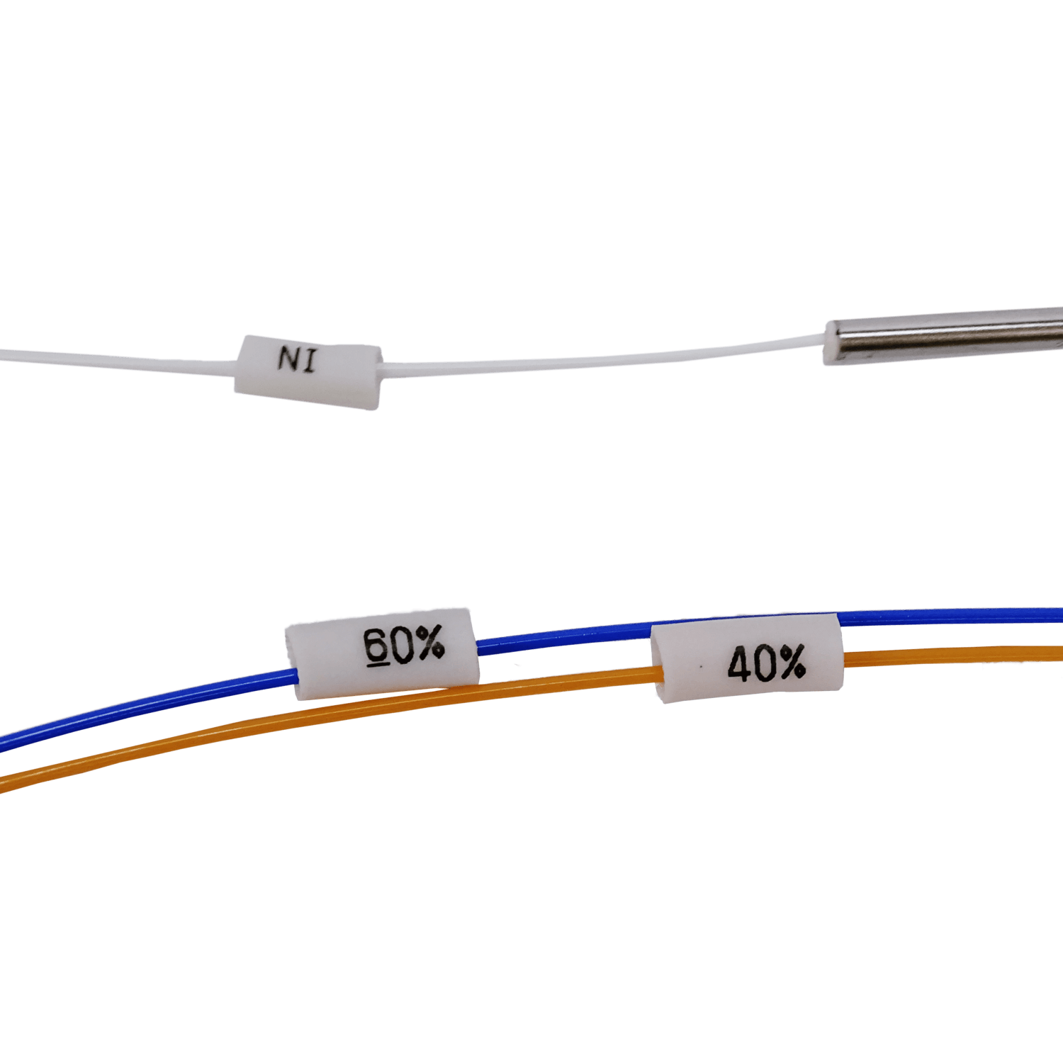 Desbalanceado 1x2 60-40 FBT sin-Conectores Splitter XPON XGPON G657A1 1
